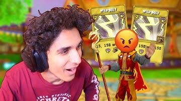 Wizard101 Cosmic (140) Storm PvP: Wild Bolt Spam RAGE QUIT!