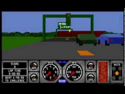 Hard Drivin - Mega Drive (Sega Genesis) - 1991