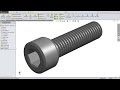 SolidWorks tutorial | How to make Allen Bolt in Solidworks