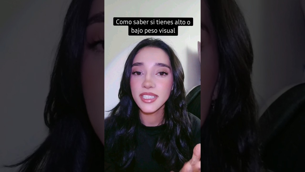 Poco o mucho peso visual✨️