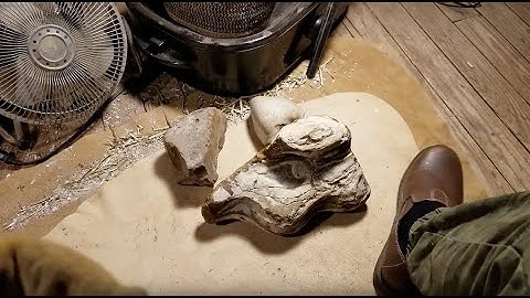 745 - Abo ROCK CHALLENGE - Flintknapping Gnarly Pedernales River Stone Part 1