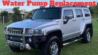 Hummer H3 Water Pump Replacement - How to - Water Pump Replacement Hummer H3 2006 Hummer H3 Replace Water Pump