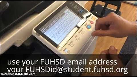 Scanning and Printing in the library