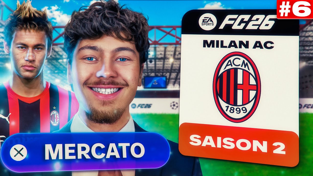 LE MERCATO DE L'AC MILAN POUR GAGNER LA LIGUE DES CHAMPIONS ! 🔥 | CARRIÈRE MANAGER FC26 #6