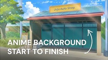 The only anime background art tutorial you