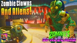 ZOMBIE CLOWNS AND ALIENS! (Infinite Warfare Zombies In Spaceland First Game & Funny Moments) screenshot 3