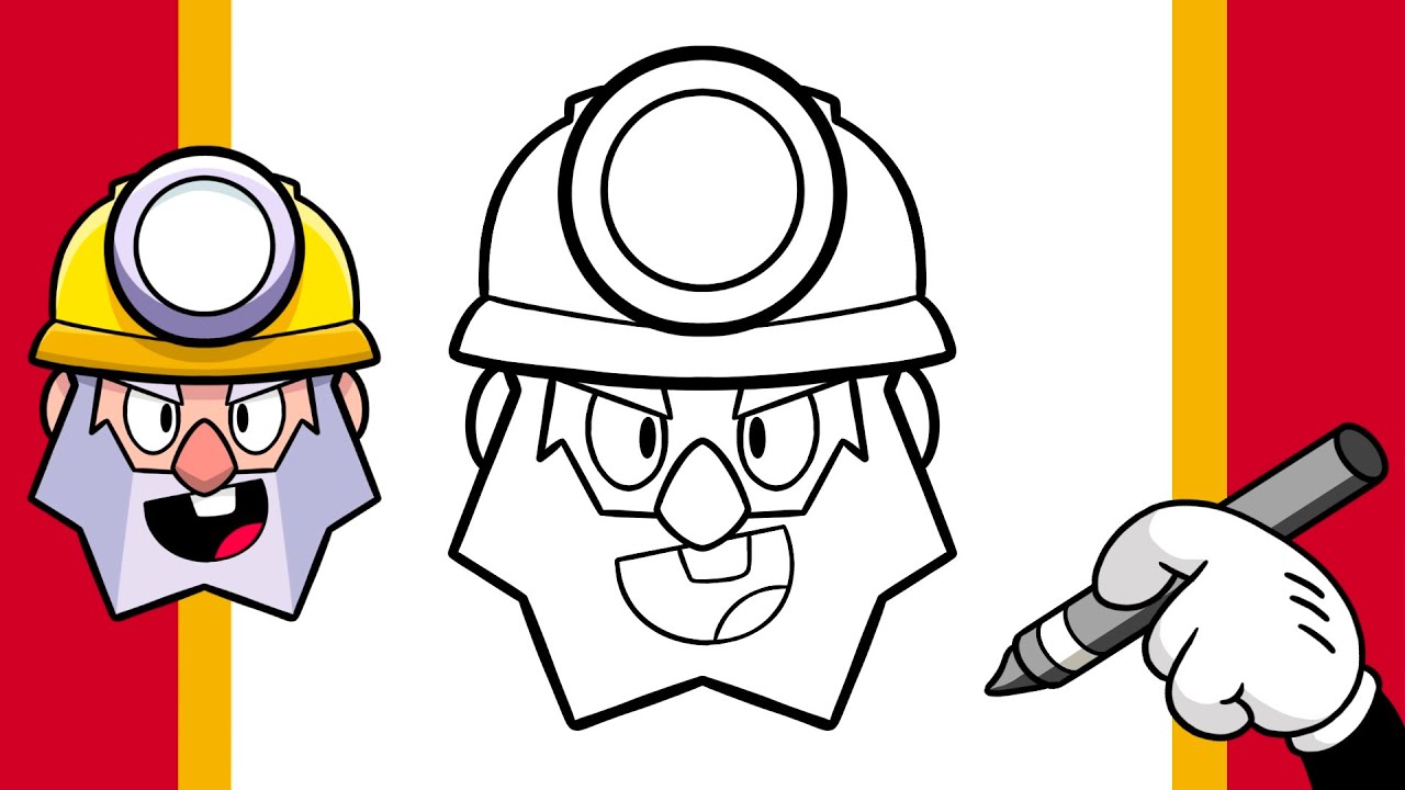 How To Draw Dynamike COMMENT DESSINER DYNAMIKE DE BRAWL STARS - YouTube