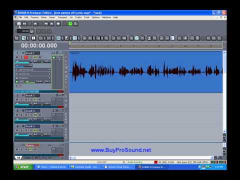 How to record with a Samson C01U USB Mic and Cakewalk Sonar LE Software