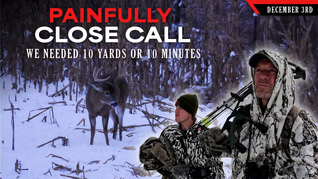 Болезненно близкое расстояние – десять ярдов решают всё | Охота с луком на белохвостых оленей с Б...