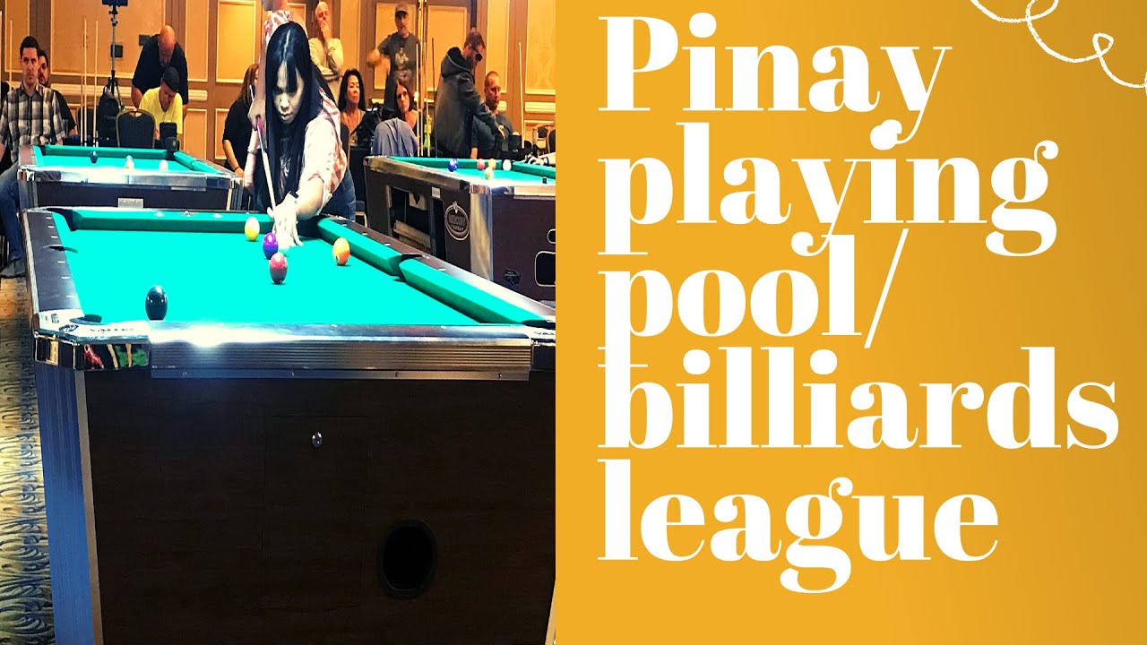 Pinay playing pool/billiards league [[Sezaline Rogers