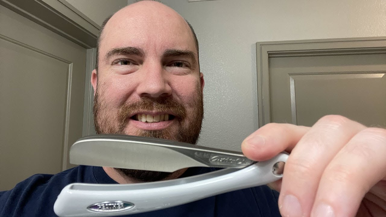 23 Day Beard Shave with Feather Artist Club DX Folding Razor YouTube