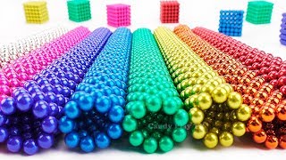 Playing with 1000 Magnetic Balls | Learn Colors for Kids | Make Shapes with Magnetic Balls screenshot 4