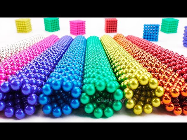 1000 mini magnetic balls. Learn colours and numbers Magnetic balls