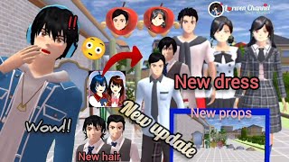 ORIGINAL VERSION UPDATE! New Costumes, Hairstyles and Props added in Sakura School Simulator 🍎😺 