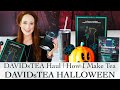 Davidstea halloween collection haul  how i make tea