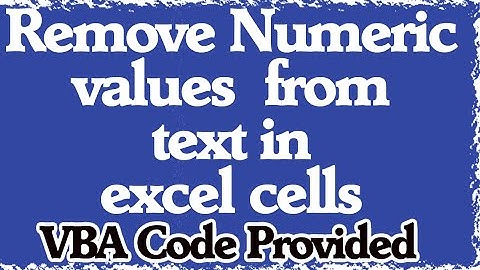 Removing Numeric Values From Text in excel Vba code Given