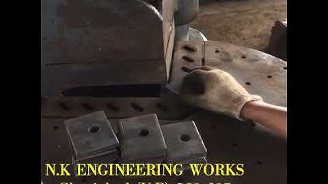 Plate Notching machine