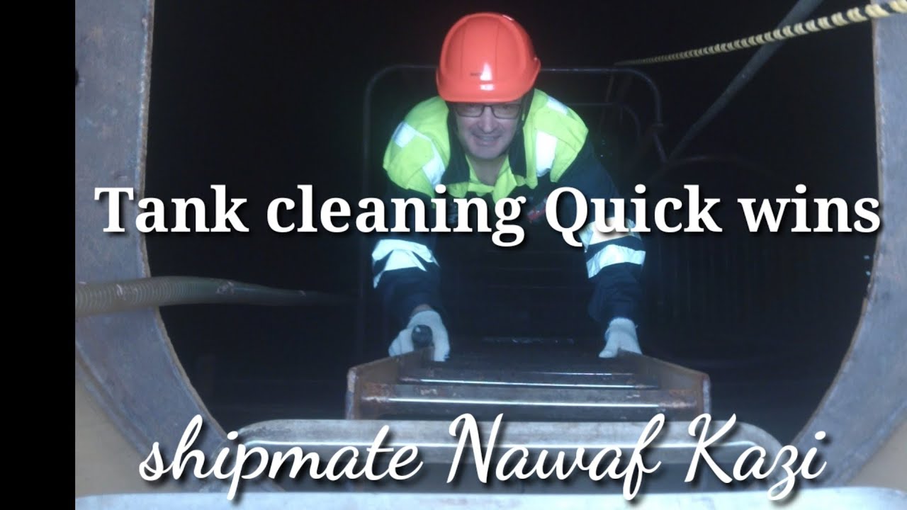 Secrets of quick and effective tank cleaning on oil tanker YouTube