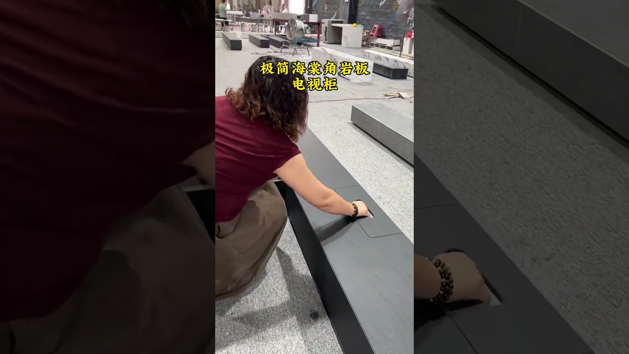 Obsidian Black and Pure White TV Stands 