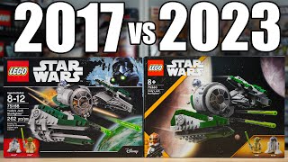 LEGO Star Wars YODA'S STARFIGHTER Comparison! (75168 vs 75360 | 2017 vs 2023)