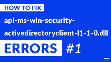 api-ms-win-security-activedirectoryclient-l1-1-0.dll Missing Error on Windows | 2020 | Fix #1