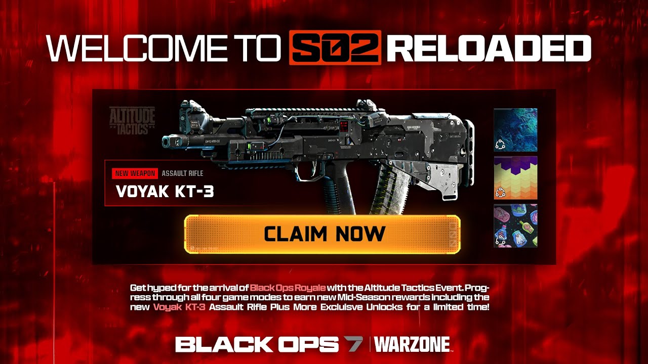 Получите НОВОЕ оружие Black Ops 7 «Voyak KT-3» во 2-м сезоне «Перезагрузка»… (МАСШТАБНОЕ СОБЫТИЕ)