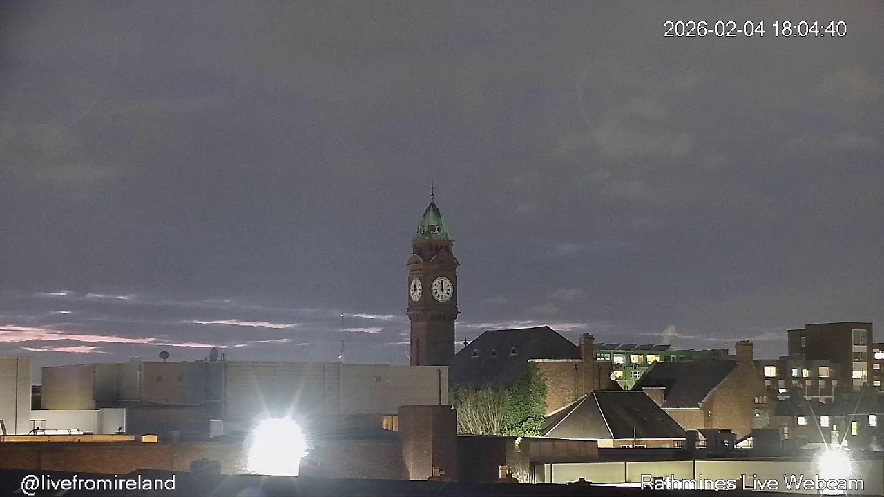 Live Webcam Rathmines Dublin Ireland. 6 different webcam views.