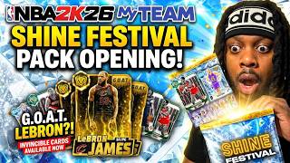 SUNSHINE FESTIVAL PACK OPENING… CAN WE PULL GOAT LEBRON? | NBA 2K26 MYTEAM