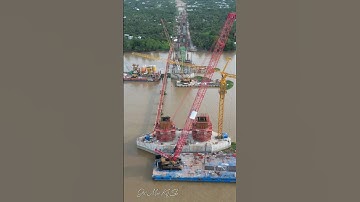 Cầu Rạch Miễu 2 P20 thi công đúc thân trụ tháp chính K2