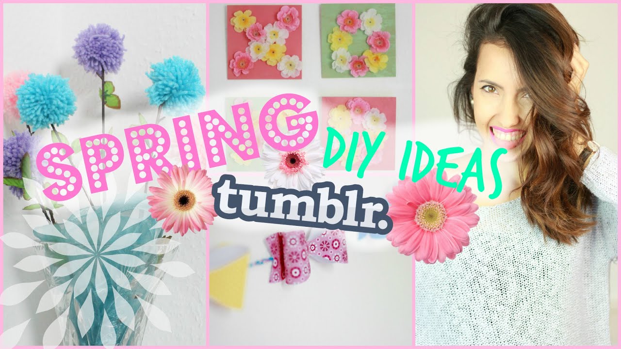 DIY Tumblr inspired Spring Room Decor - YouTube