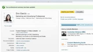 Learn how to make your linked in profile more attractive recruiters
using these simple tips. see instructional videos at
http://easylinkedintraining....