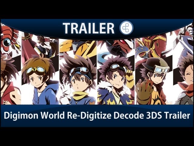 digtere lys s I mængde Digimon World Re-Digitize Decode 3DS Trailer - YouTube