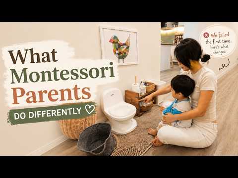 Montessori Potty Training Step by Step | What We Did Wrong First