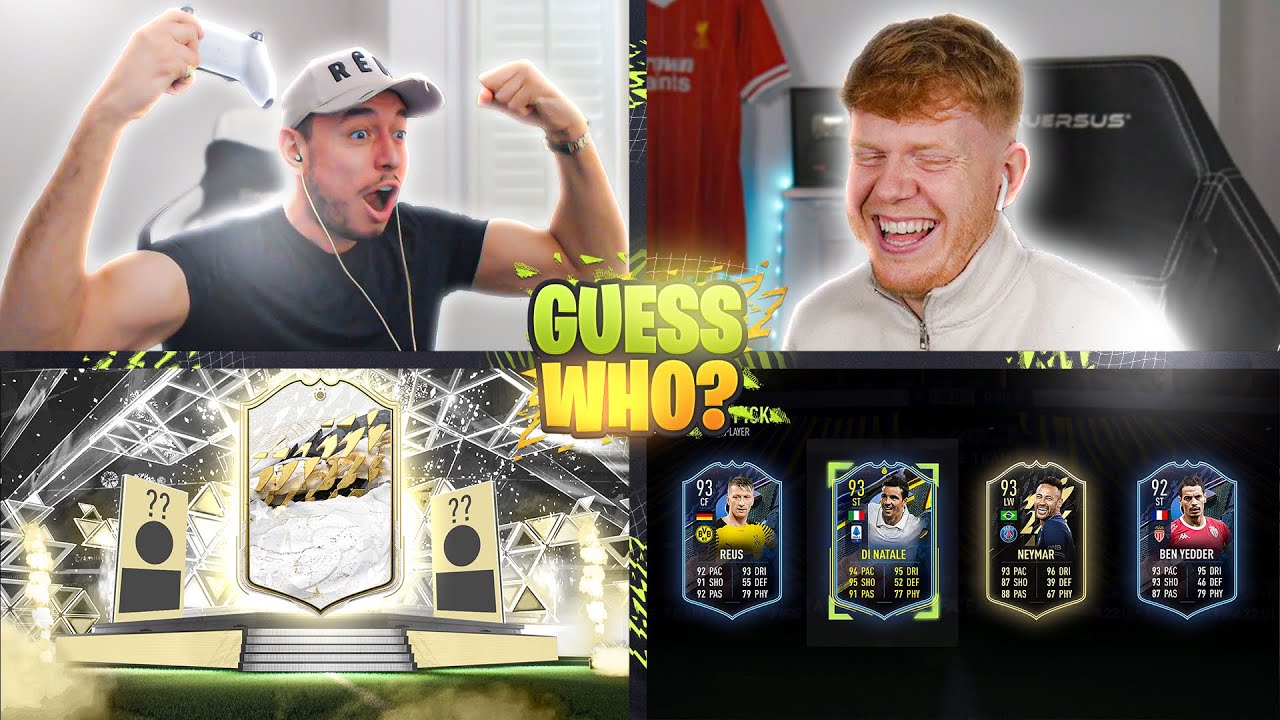 WE OPENED OUR ICON MOMENTS PACK IN GUESS WHO FIFA vs 