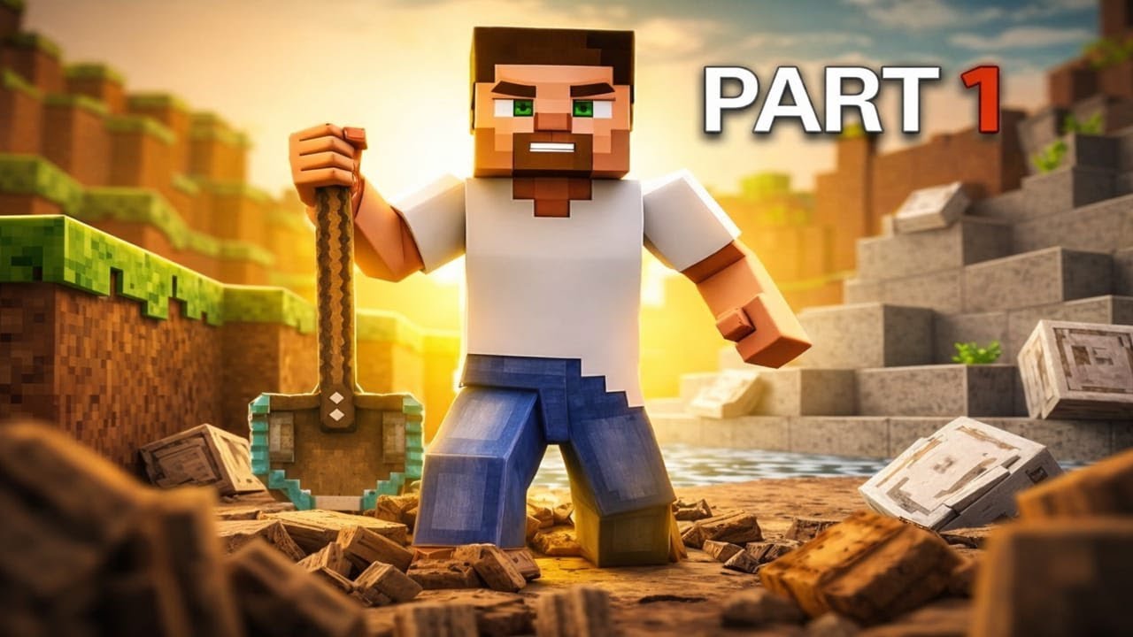 Minecraft Tutorial Part 1 | Beginner Survival Guide 🌍🔥