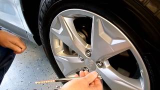 How To Check Tire Pressures On Your Subaru