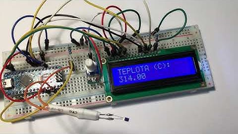 Meranie teploty s PT1000-550 a Arduino NANO