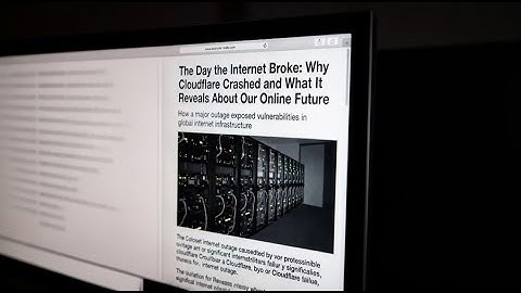 “The Day the Internet Broke: Why Cloudflare Crashed and What It Reveals About Our Online Future”