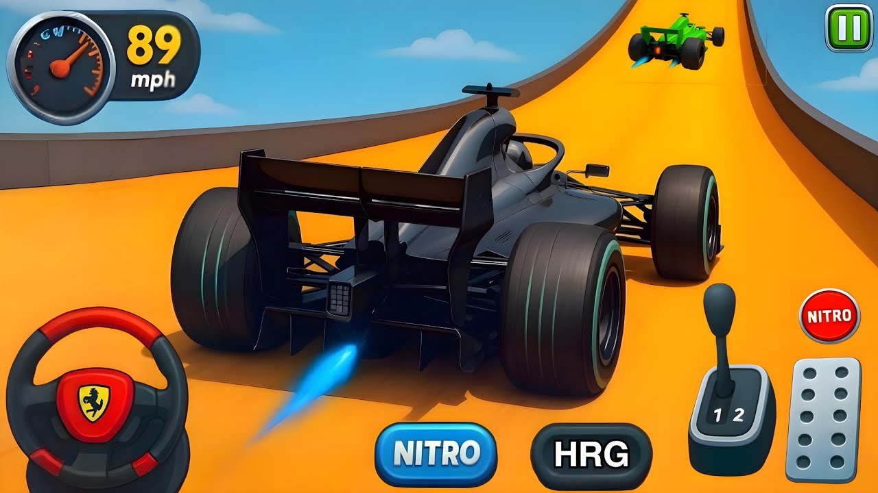 Ultimate Formula Car Racing Stunts 3D - Impossible Mega Ramp GT Car 3D - Android Gameplay #12