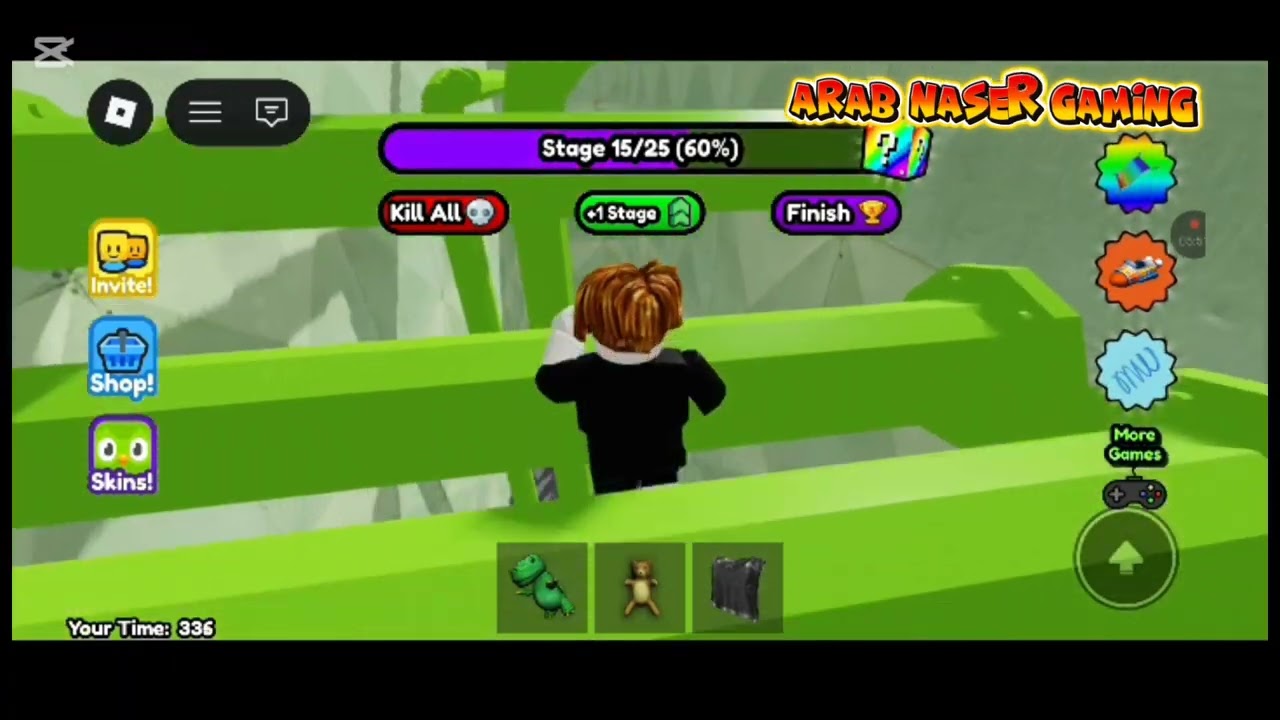 Escaping Duolingo's Prison Run Obby In Roblox || Gaming || Arab Naser Gaming 