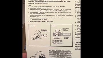Installing a winterization kit on your RV water pump