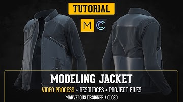 TUTORIAL MARVELOUS/CLO3D - MODELING JACKET