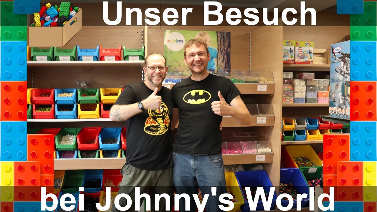 Unser Besuch bei Johnny's World im Klemmbaustein-Shop Steingemachtes: Chef, Room Tour und Haul