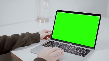 Laptop Green Screen | Royalty Free Man Working on Laptop Green Screen Footage - The Green Gallery