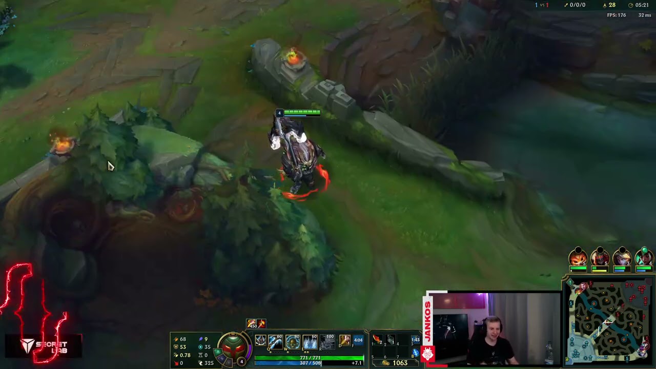 Not only a Nidalee spear is a problem for Jankos