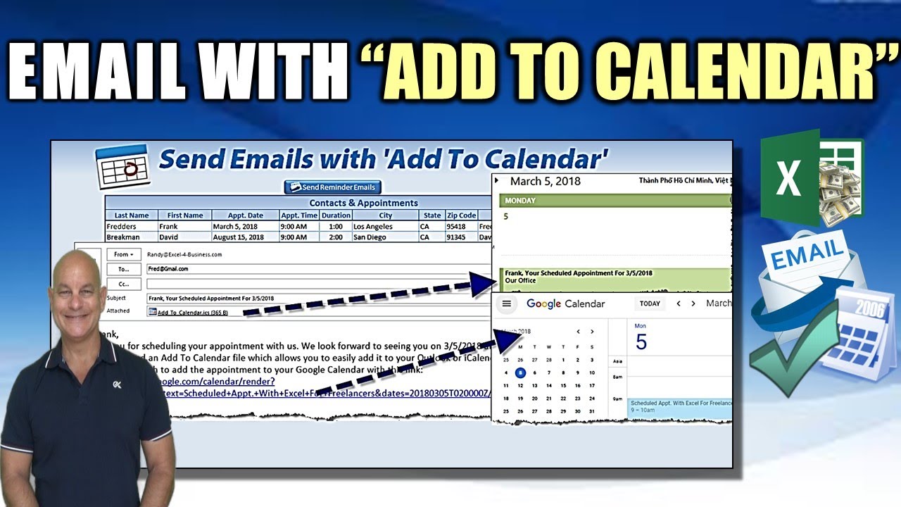 How To Create a Google Calendar Link and Add To Calendar ICS File AND