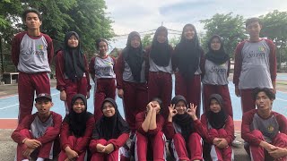 Senam Aerobik kelas XII SMAN 1 Surabaya tahun 2023-2024