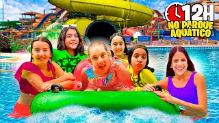 12 HORAS NO PARQUE AQUÁTICO COM BELINHA, IRMÃS PINA, JESSICA SOUSA E MC DIVERTIDA