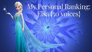 My Personal Ranking: Elsa {Frozen}