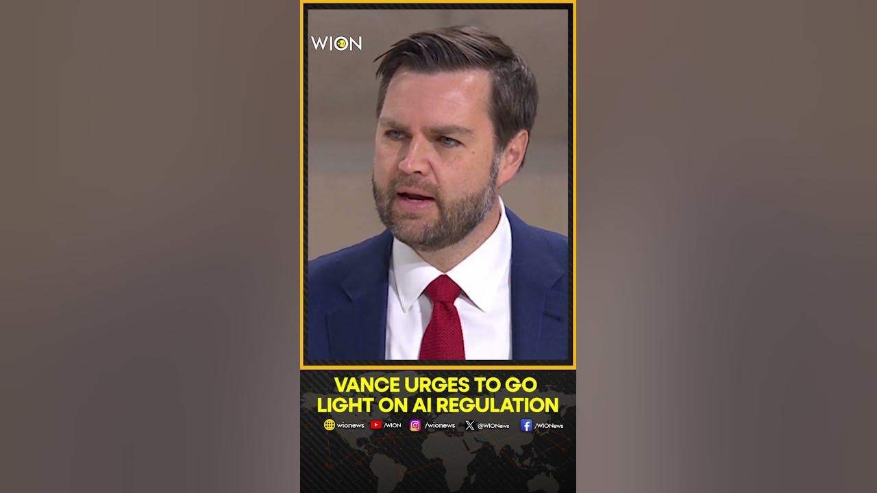 Paris AI Summit: JD Vance Warns Europeans That Heavy Regulation Could Kill AI | WION Shorts